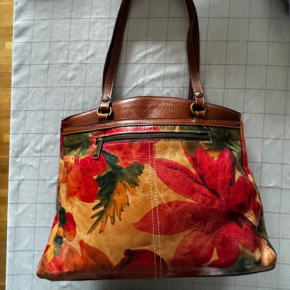 Patricia Nash Leather Floral purse